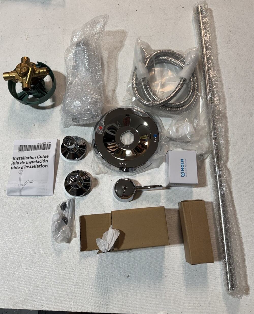 Moen T8342EP15 Posi-Temp Commercial Shower System Chrome Valve Included